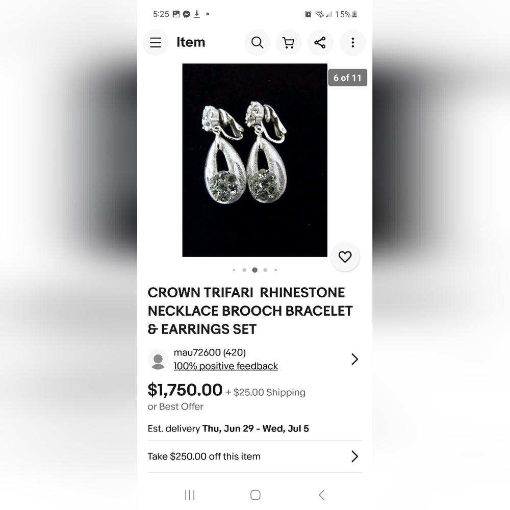 Earrings Only!!!!